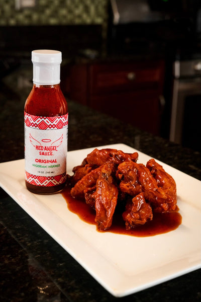 Crispy Chicken Wings with Sweet & Spicy Sauce