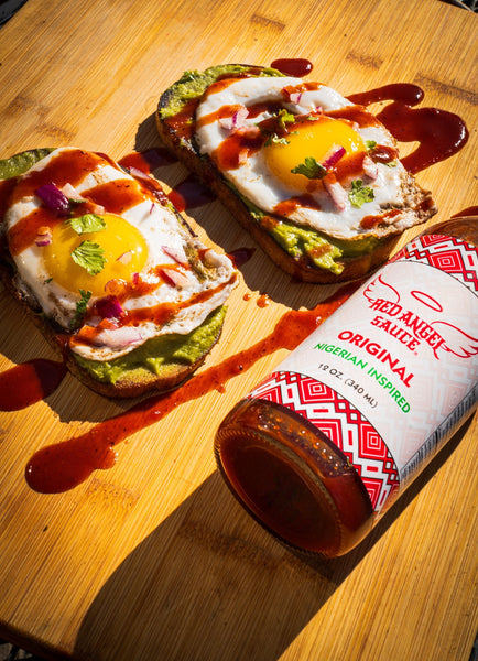 Avocado Toast with Chili Flakes and Egg